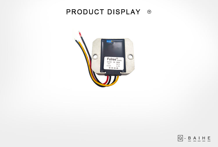12V To 5V Car Power Converter 5.5-32V To 3-27V DC-DC Step Down Output Adjustable