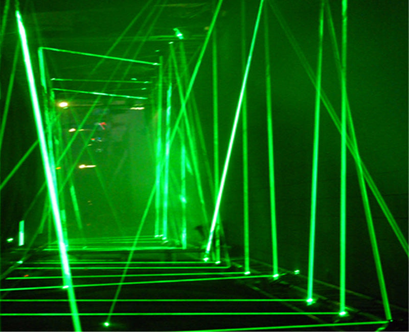 DIY Green Laser Room Escape Green Laser Array Lazer Maze for Intresting and Risking Escape Room 532nm