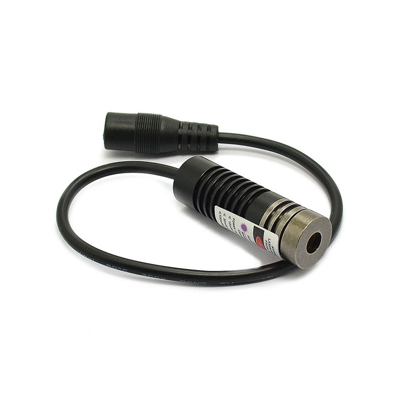 14.5x45mm 405nm 50mW Dot Line Cross Violet Adjustable Laser Module w/Adapter