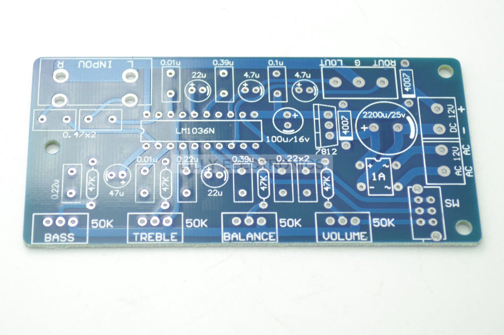 LM1036n Dual AC 10~12V or DC 12-15V Volume Control Kit 2-Channel For DIY
