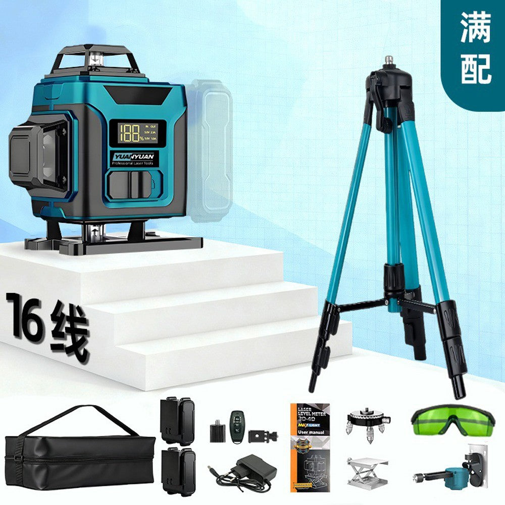 515nm High‑Precision Green Laser Level with Digital Display | Universal Level Tool for Indoor & Outdoor
