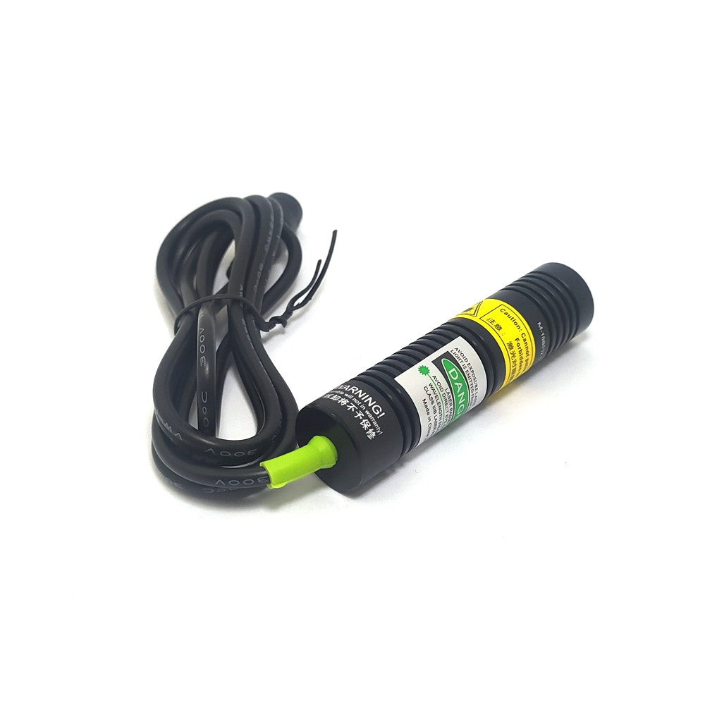 New Green Line Laser Diode Module 532nm 50mw 3v-5v 18x75mm w/ AC Connecter