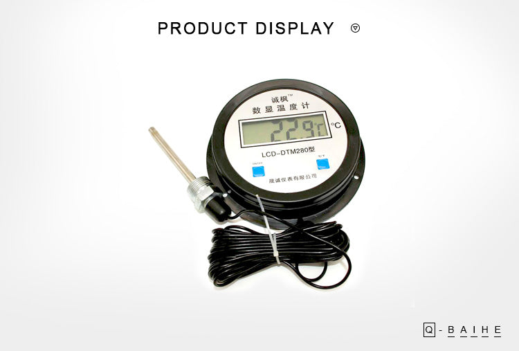 High Precision Digital Thermometer with Probe Temperature Measuring Instrument