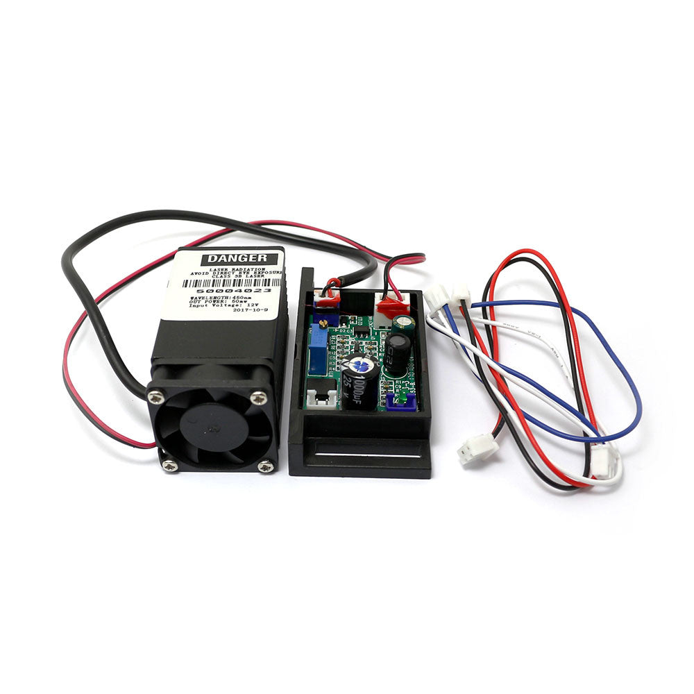 Diode 445nm-450nm 50mw 12V Blue Ray Laser Dot Module with Driver Board