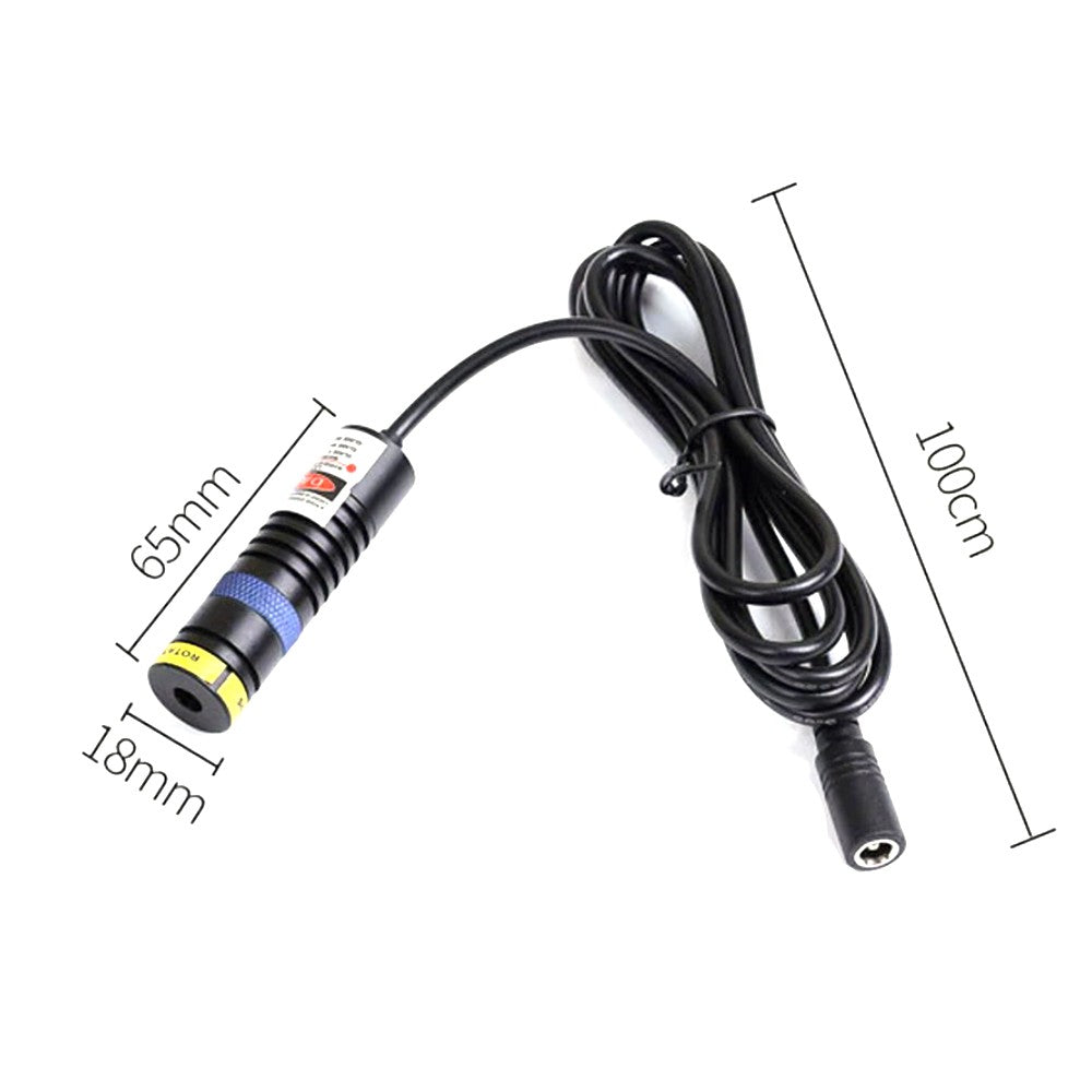 405nm 10mW 50mW 80mW 100mW 150mW Line Adjustable Focus Blue Purple Laser Module 18x65mm
