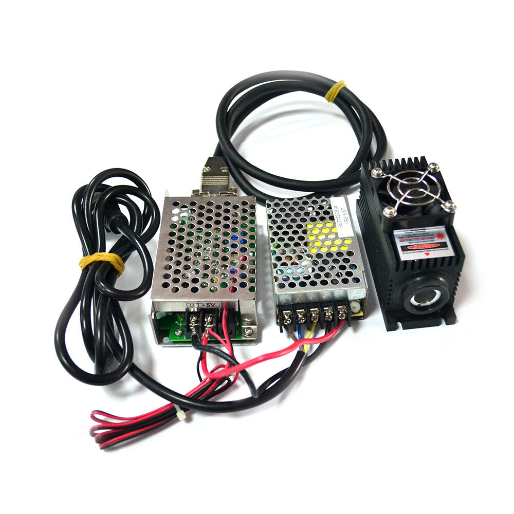 532nm 2000mw 2W Green Laser Dot Module +TTL/Analog + TEC Cooling Adjustable OEM