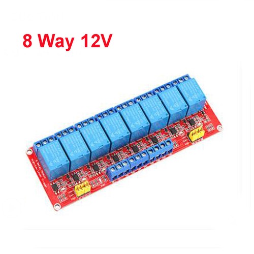 1/2/4/6/8 Relay 5V/12V/24V With Optocoupler Isolation Support High And Low Level