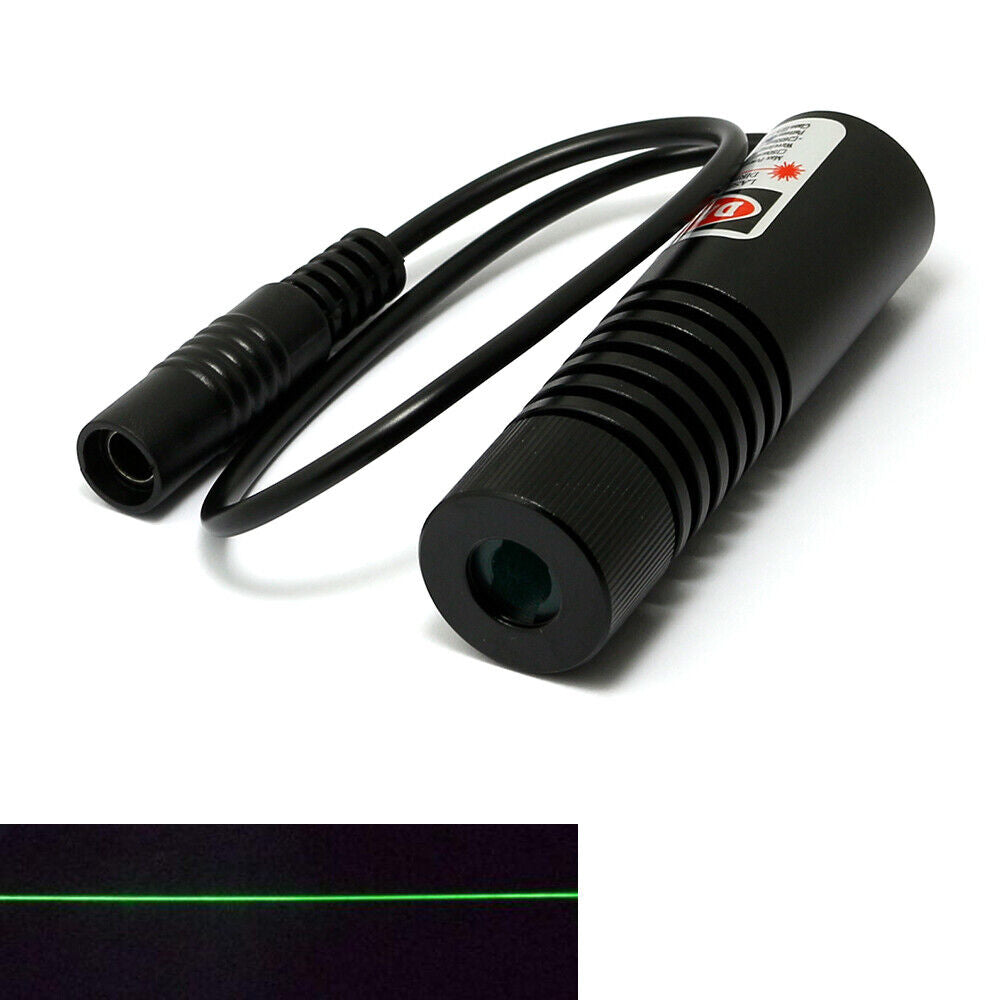 520nm 80mW Adjusted Green Lasers Line Module 22x70mm w/ AC Connector ...