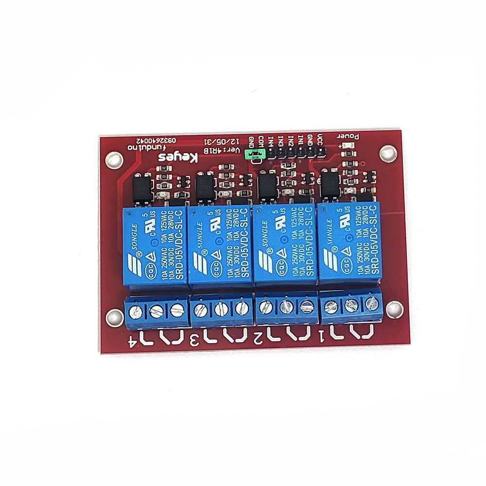 4-Channel Relay Module for Arduino PIC AVR DSP ARM 5V