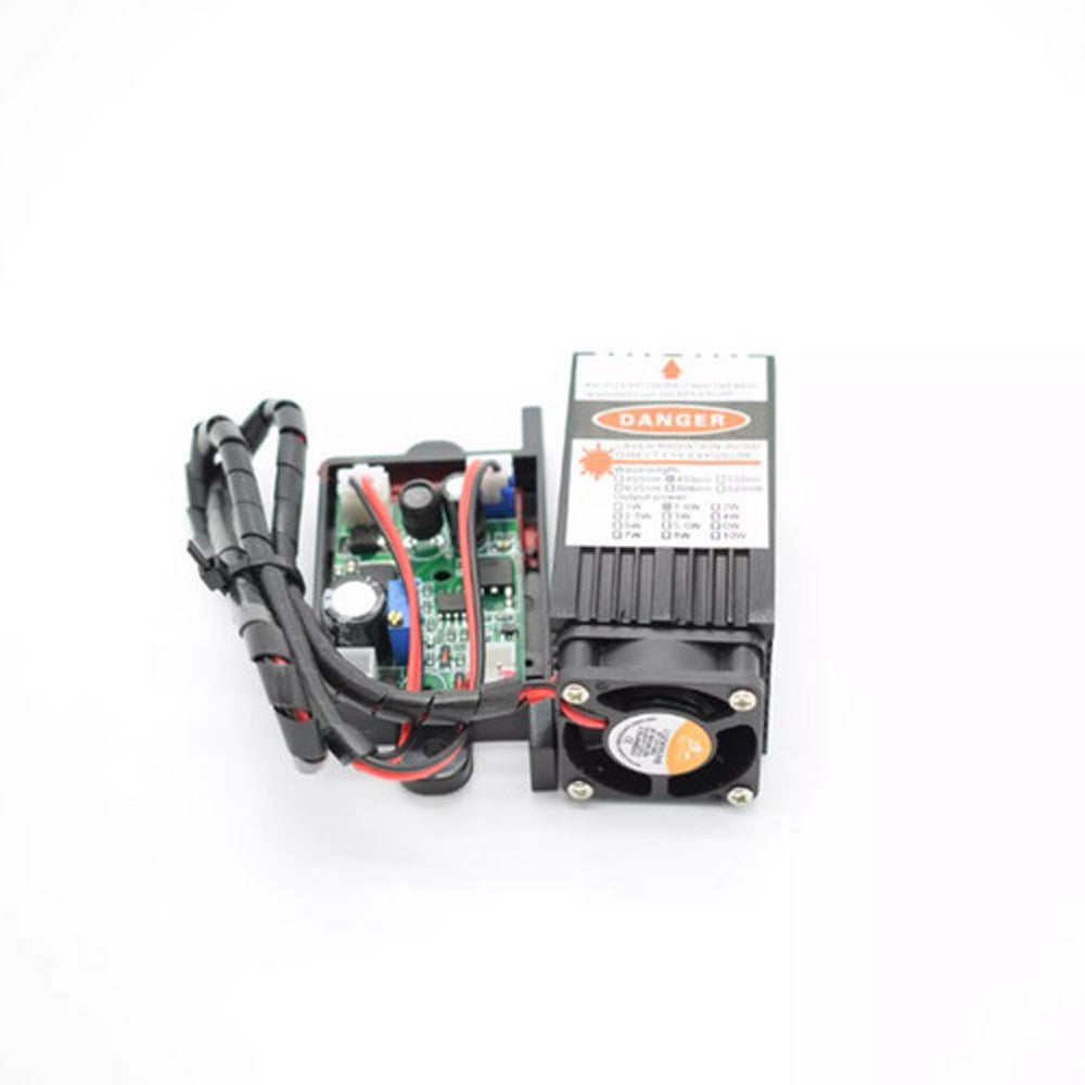 450nm 1.6W 12V High Power Focusable Blue Laser Module for Engrave and Cutting with TTL Module Laser Tube