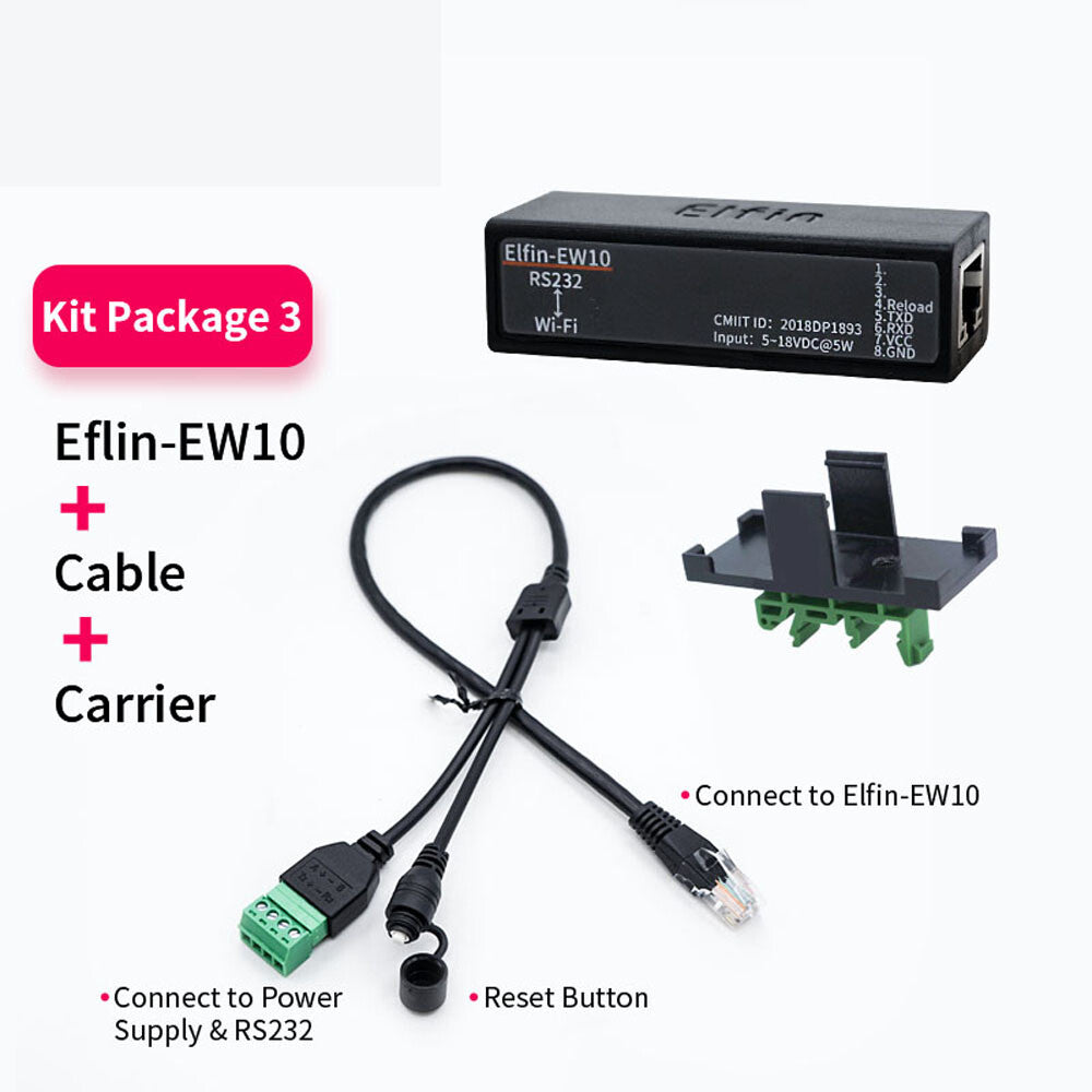 EW10 RS232 To Wifi Modbus DTU Wireless Communication And Communication Module