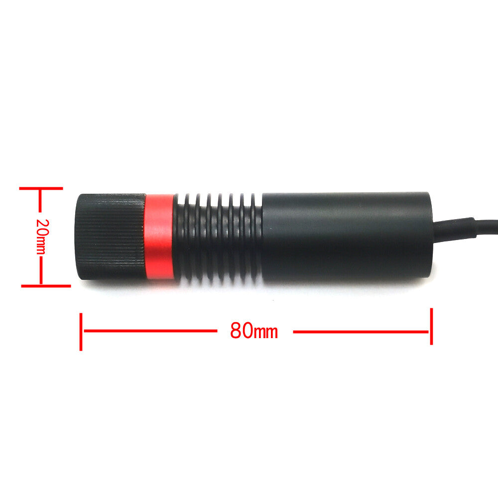 638nm 100mW - 130mW Dot Line Cross Red Laser Module Laser Marking Wood Locator
