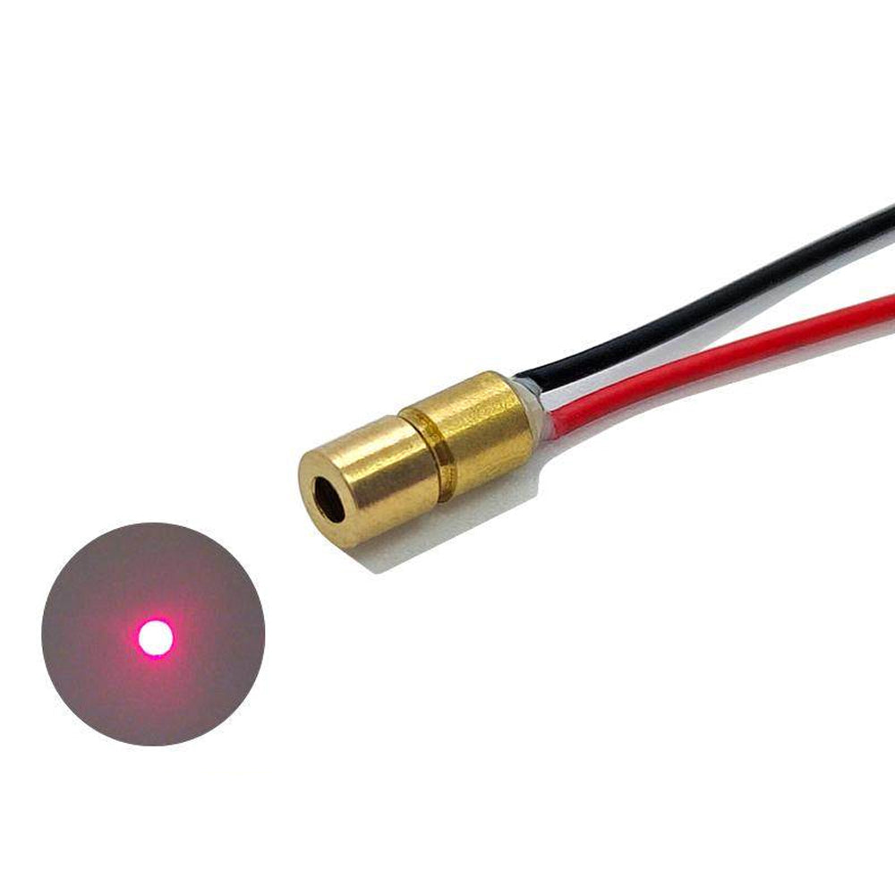 Φ3.6×9mm 5mW 650nm Small Size Dot Red Light Laser Module Positioning L ...