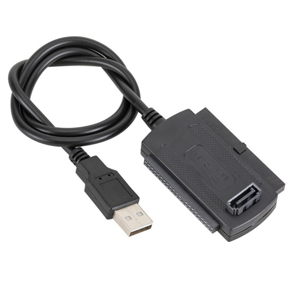 USB TO IDE/SATA Computer Hard Drive USB To Serial/Parallel Port w/Power Supply