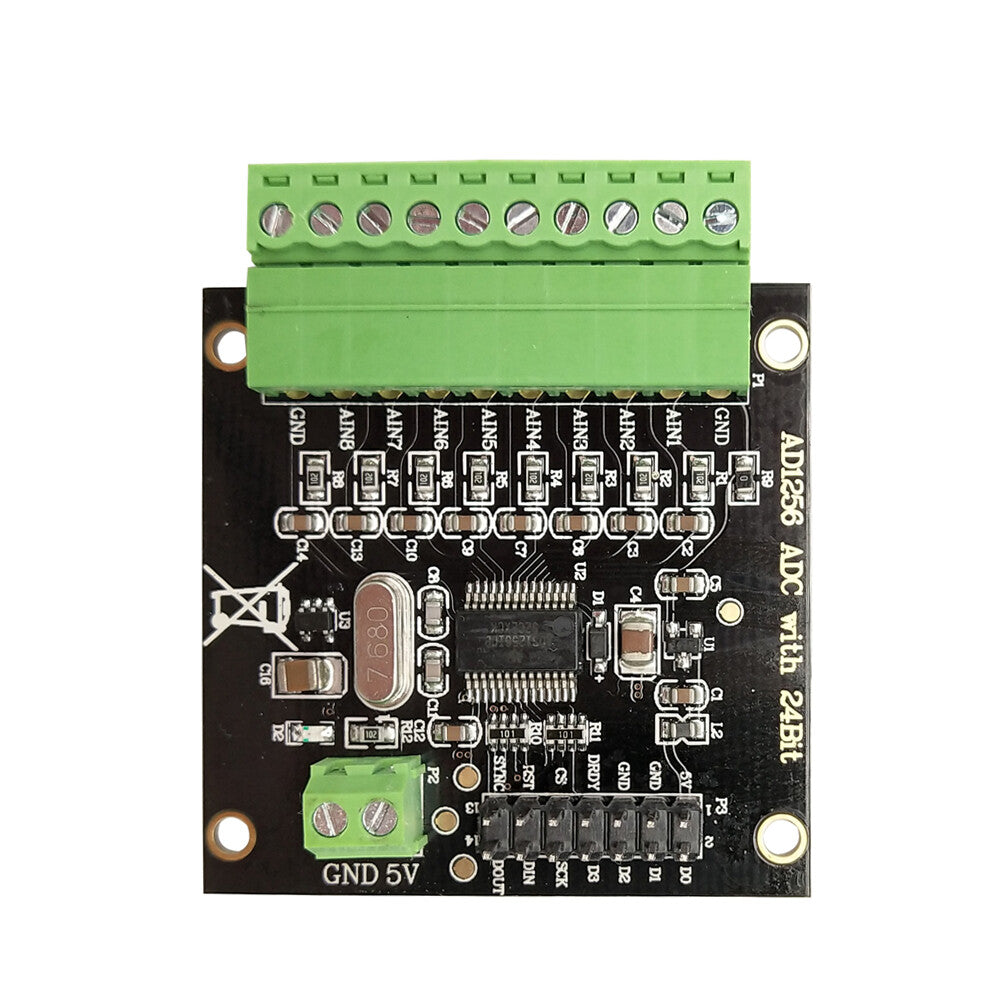 ADS1256 24-Bit High Precision ADC Data Acquisition Analog To Digital Converter