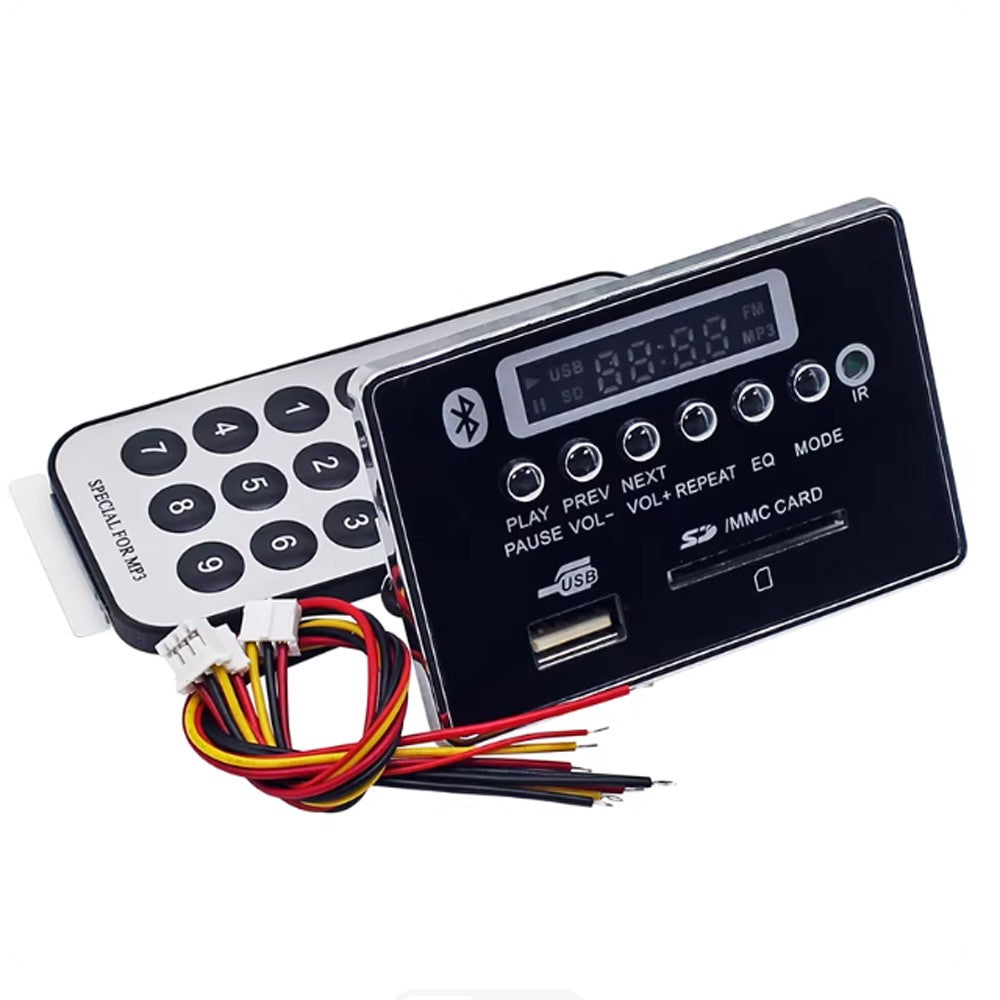 USB FM Radio MP3 Decoder Board Car MP3 Player Integrated Remote Control Board