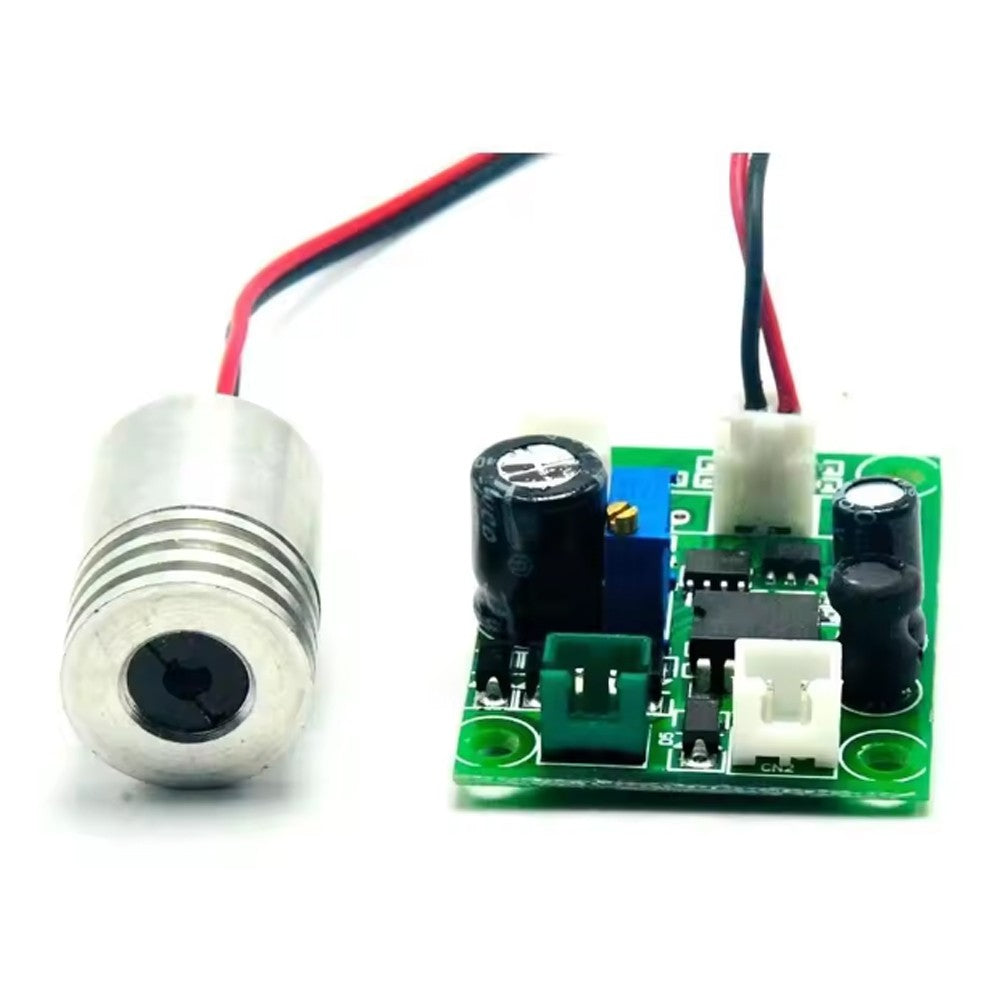 Industrial 12V 100mW 405nm Blue/Violet Light Dot Laser Module w/TTL 18x25mm