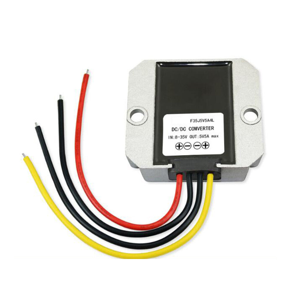 12V TO 5V 24V TO 5V LED Car Display Power Converter DC-DC StepDown Module 5A10A