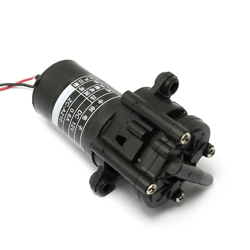 12V Mini Plastic Gear Pump Self-Sucking Water Pump 0-100℃ ZC-A210