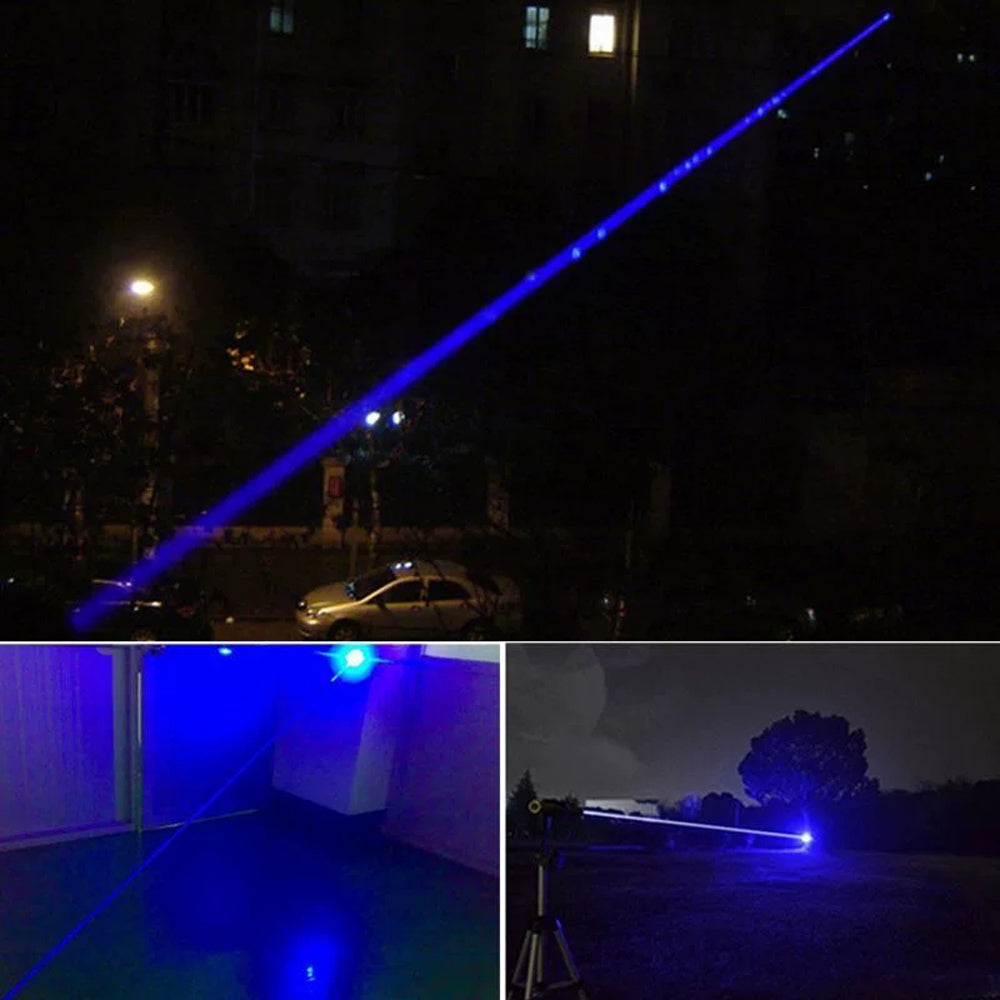 445nm 450nm Focusable Blue Laser Pointer, High Power Laser Igniter, Outdoor Hunting Accessories