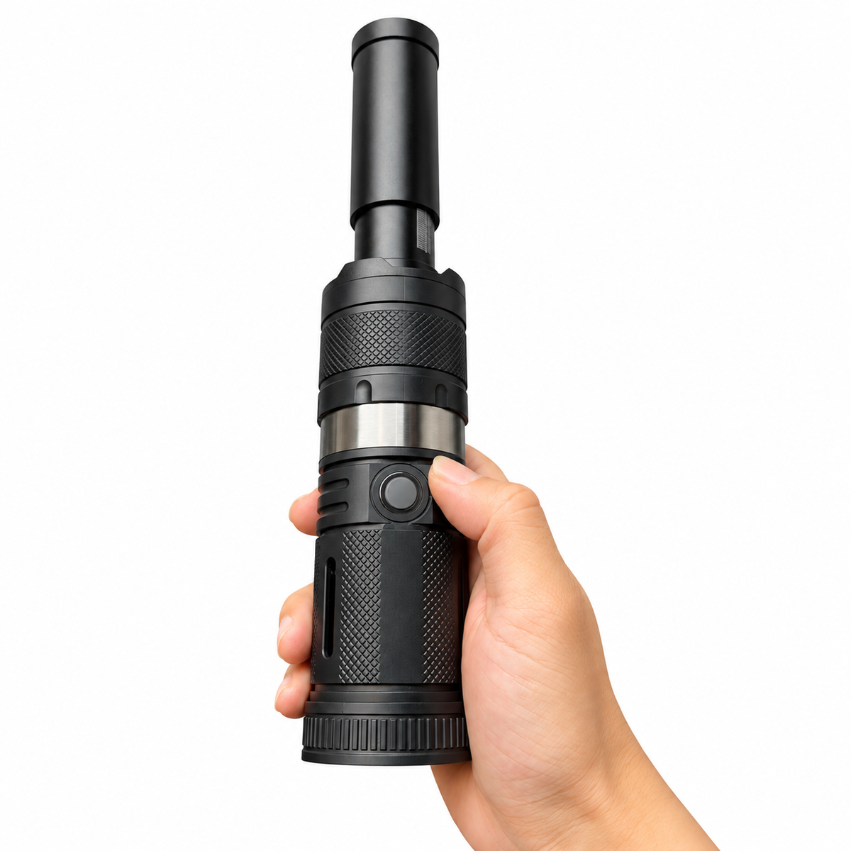 80W 975nm Portable Infrared Laser Igniter– Black Cylindrical Housing, Optional Focusing Lens