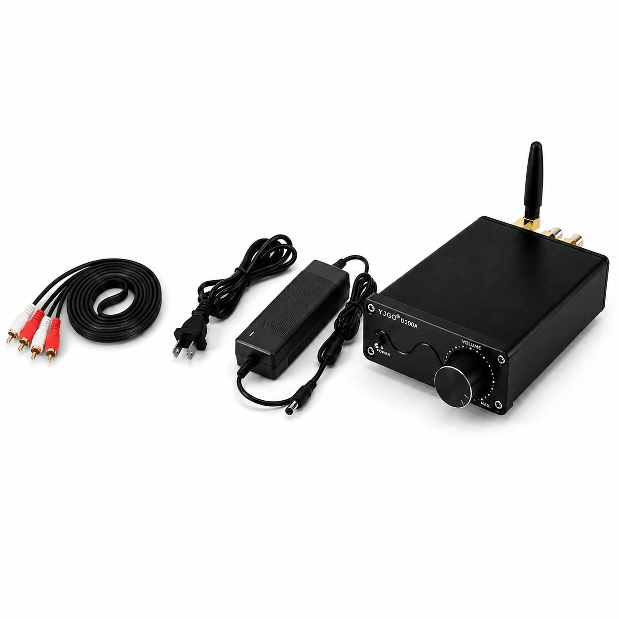 D100A Dual TPA3116 Bluetooth 5.0 Class D Stereo Amplifier 2×100W