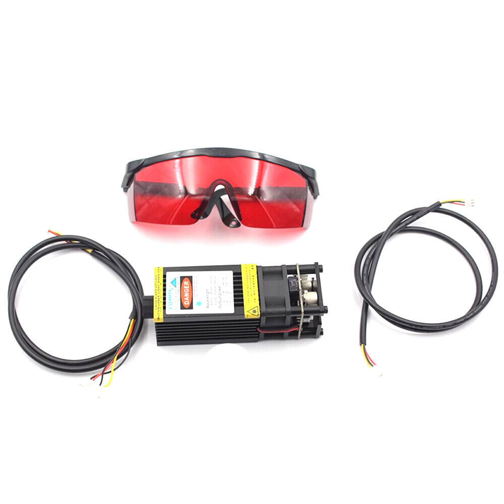 405nm 500mW 12V Purple Laser 3D Engraving Laser Module w/ PWM Adjustable Focus