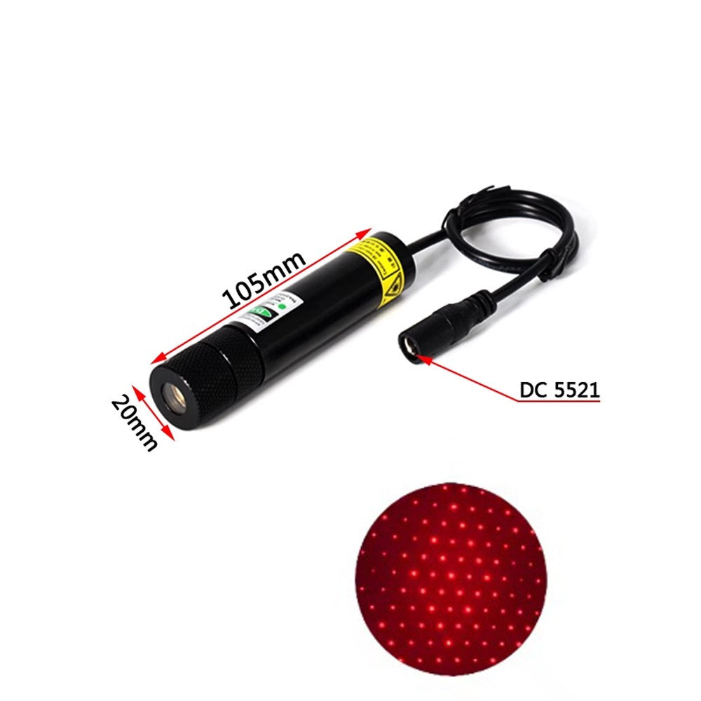 660nm 100mW 3V-5V Dot Line Cross Gypsophila Green Laser Module Woodworking Stone Cutting Equipment Positioning