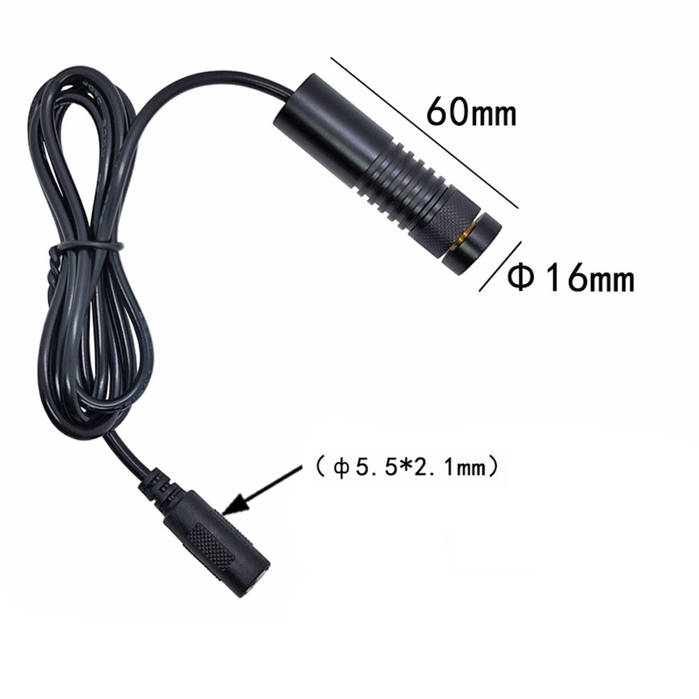 450nm Pure Blue Laser Module Adjustable Focus Dot Locator (30/50/80/100mW)