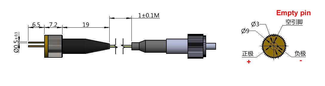 905nm 25W/62.5um 50W/105um 75W/200um Multimode Fiber Coupled Laser Coaxial Packa