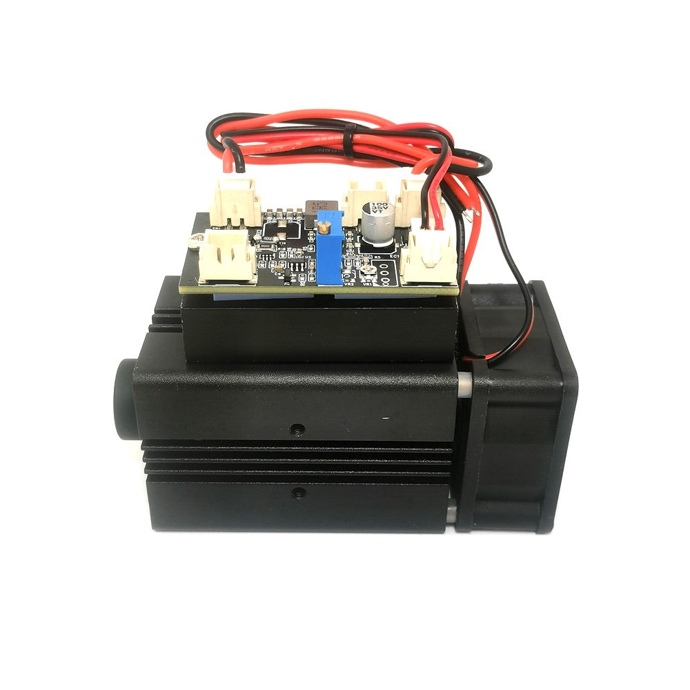450nm Blue Light Laser Module 5000mW Stage Laser light 12V Air-cooled with TTL