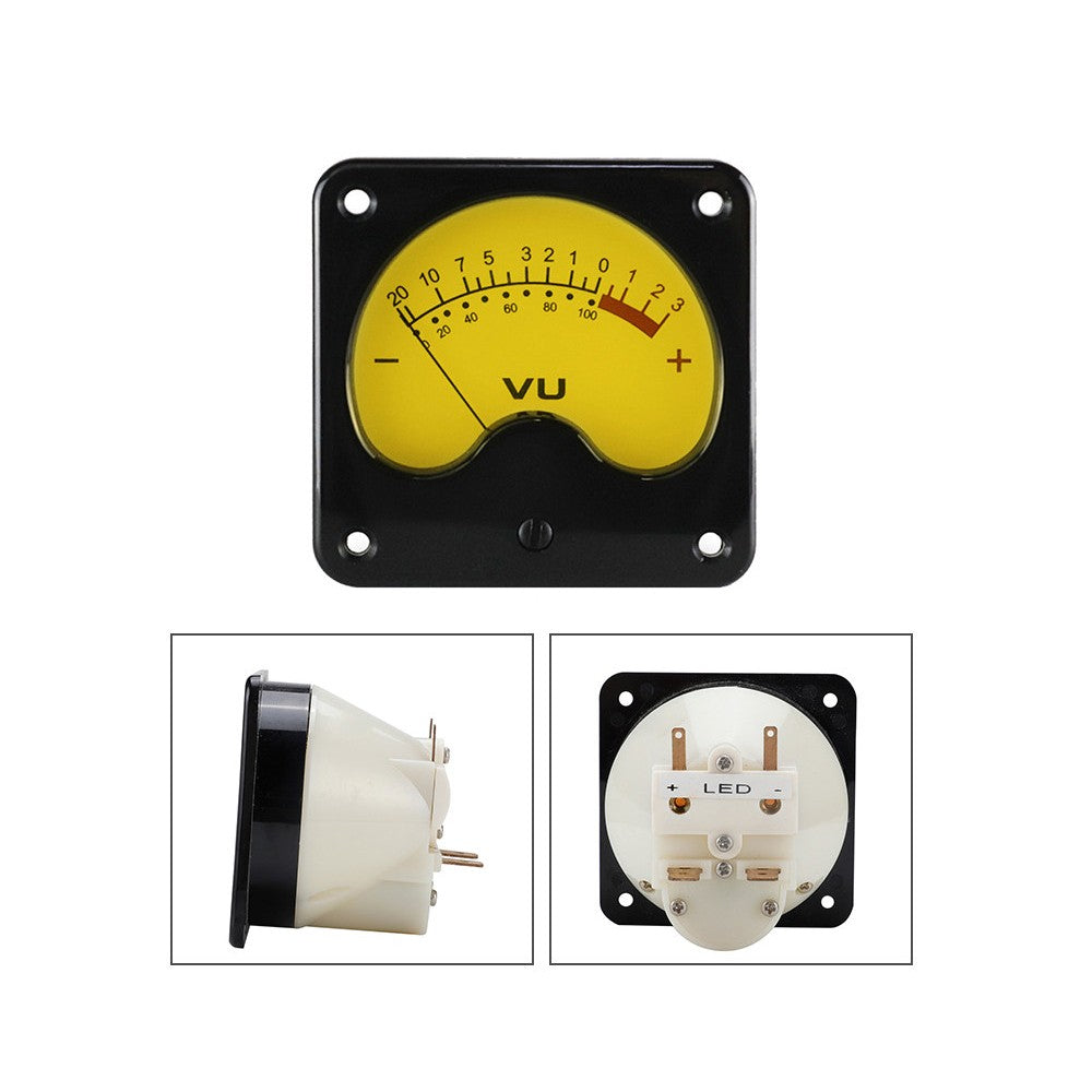 Pointer Type VU Meter With Backlight Ammeter 200uA/1.5KΩ Level Meter Audio Meter