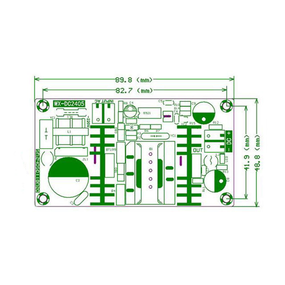 24V 2A 50W Switching Power Supply Board Bare Board AD-DC Power Supply Module