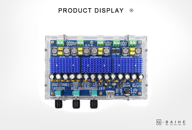 2x50W 2x100W Bluetooth Digital Power Amplifier Board 4 Channel Dual Bass Stereo