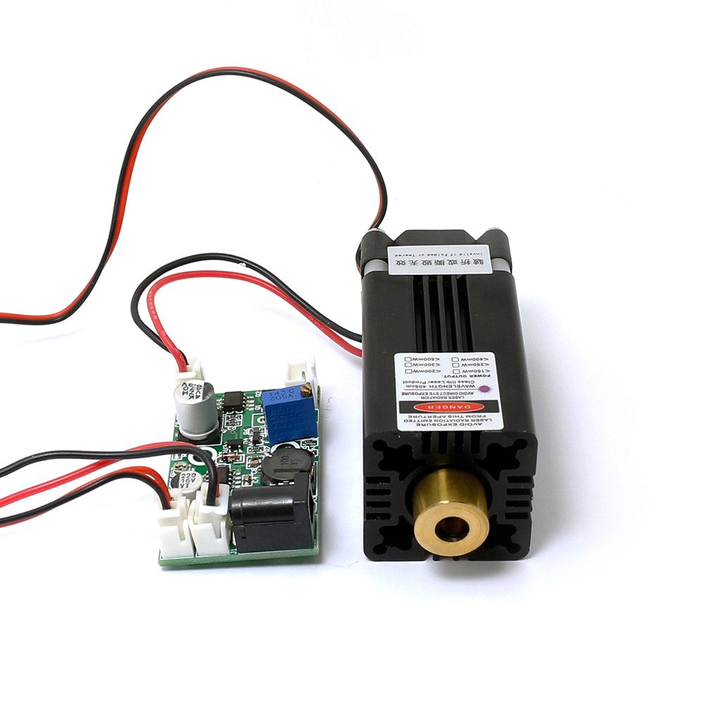450nm 200mW Blue Laser Module TTL Modulation Air Cooling Can Work Continuously