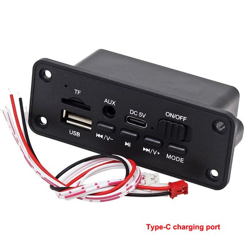 Bluetooth MP3 Decode Board 2*5W Supports Hands-free Calling FM/USB/TF/AUX Player
