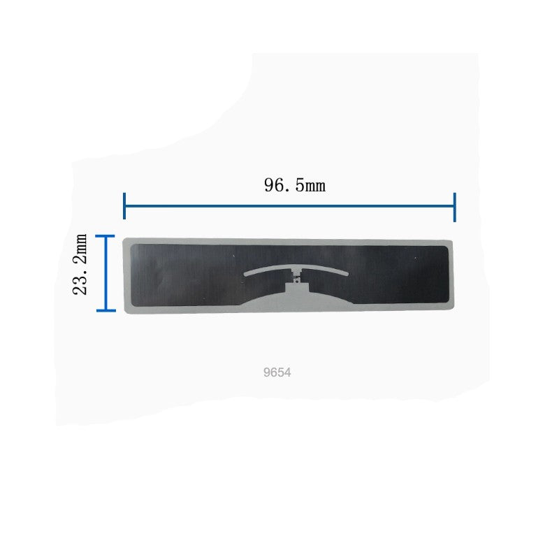 2pcs/Lot UHF 915MHZ RFID 9640 Transparant Label Electronics Tag