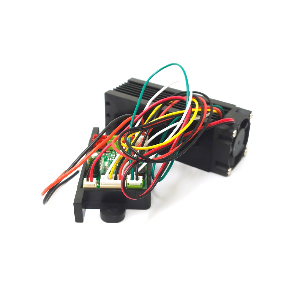 100mW 532nm Green Fat Beam Laser Module 12–15mm with TTL 0–20kHz, 12V DC
