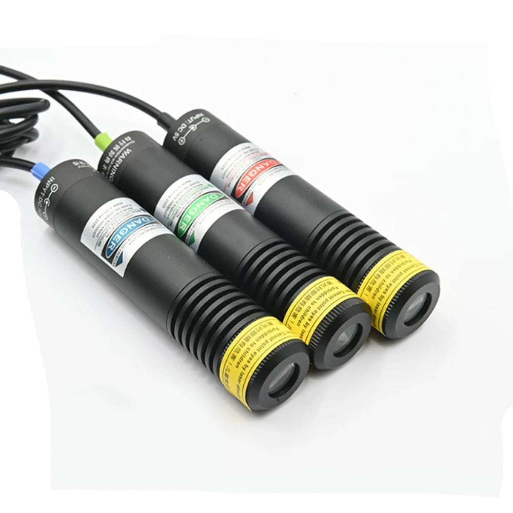 12V 447nm 100mW Blue Light Line Laser Woodworking Stone Cutting Positioning Lamp