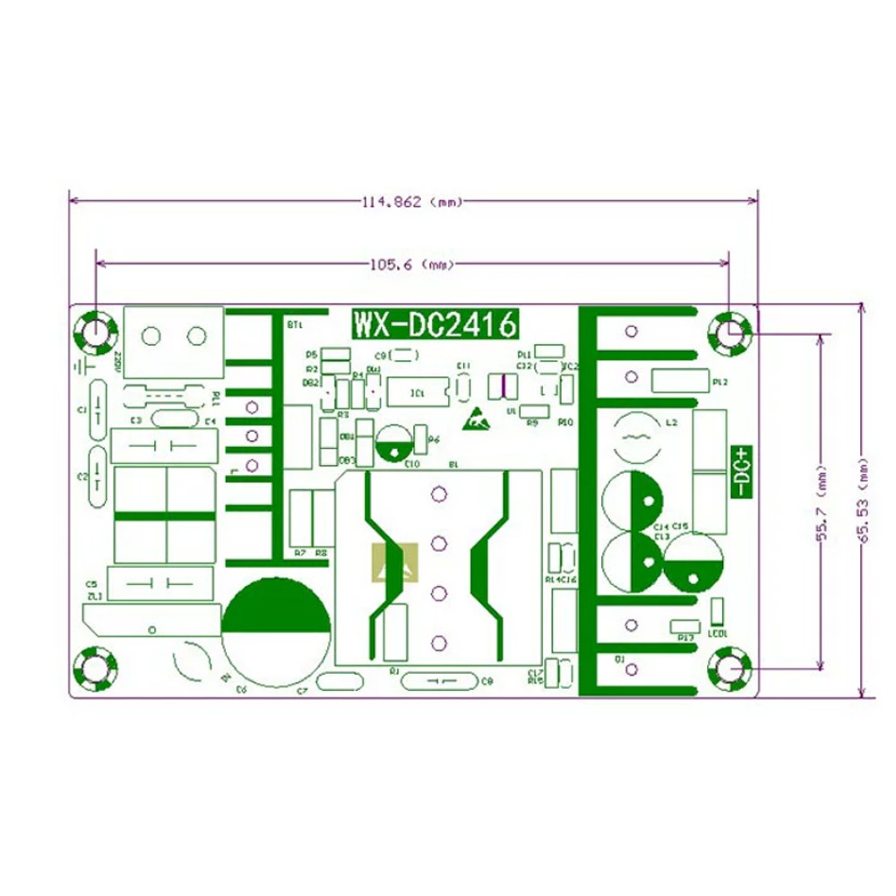 15V 150W AC‑DC Switching Power Supply Bare Board, 15V 10A High‑Power Industrial Power Converter Module