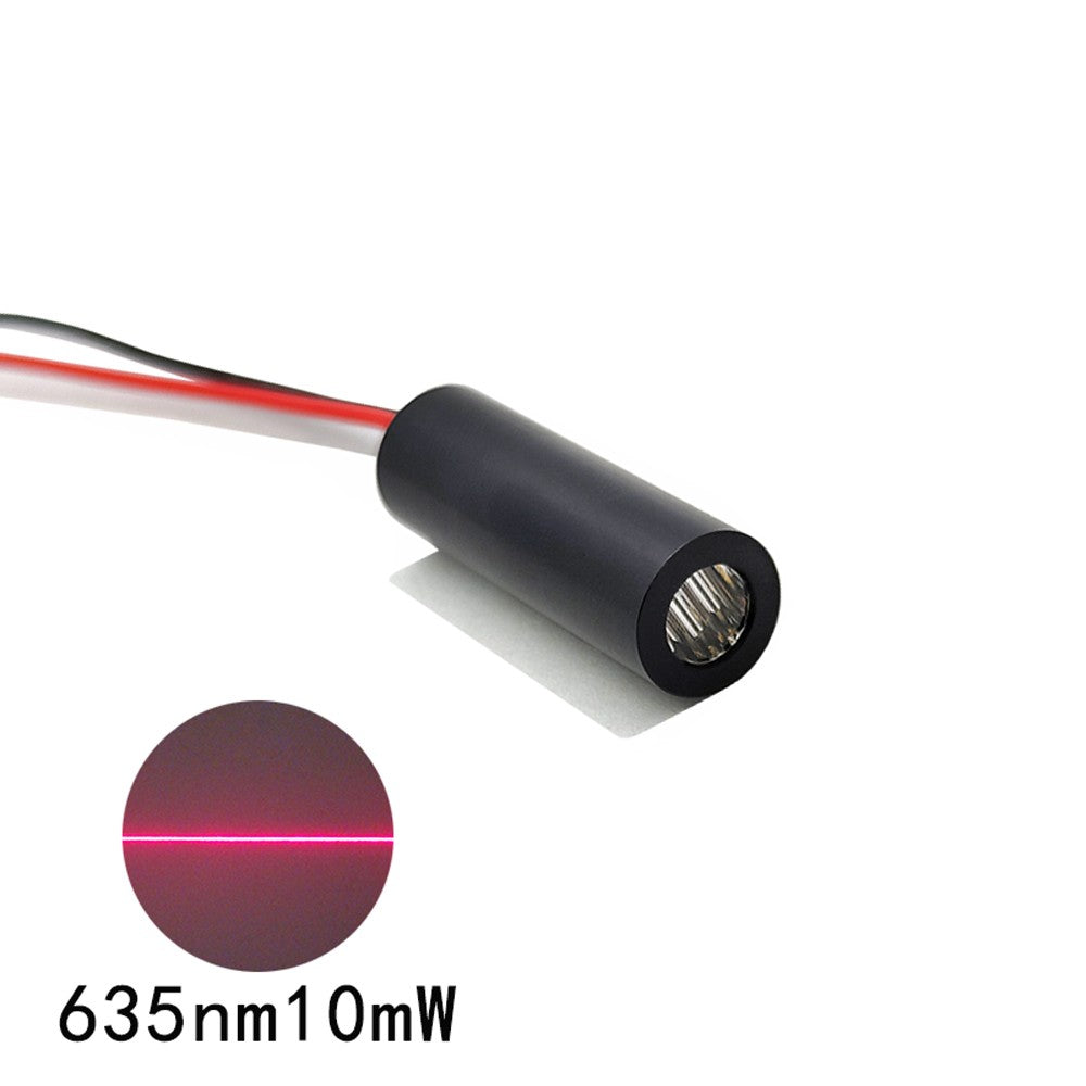 Φ 10X30mm 635nm 1mW 5mW 10mW Line Red Light Laser Module Marking Positioning Light