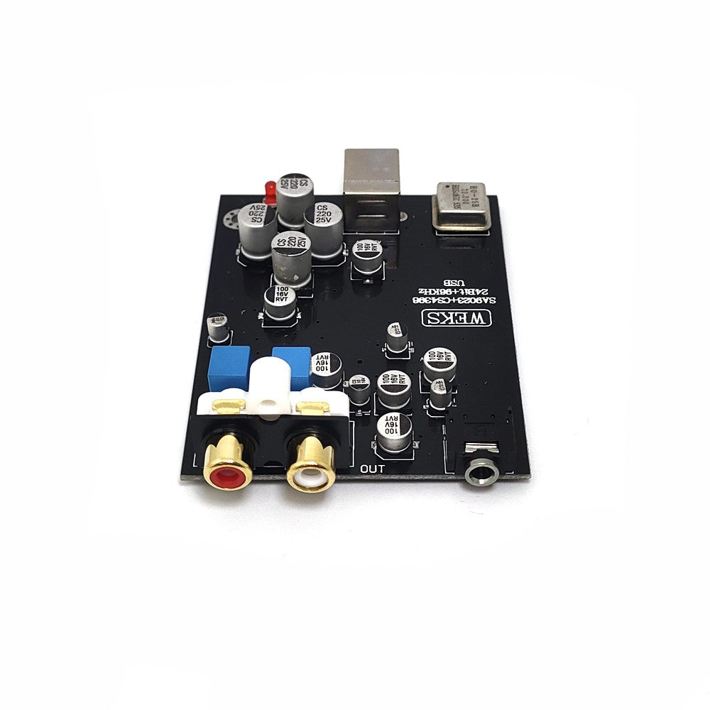 USB 2.0 SA9023+CS4398+OPA2132 USB Decoder Board 24BIT 96KHz