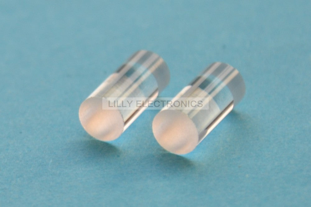 2pcs 120 degrees Cylinder Line Lens Laser Line Lens 5x11mm DIY Glass Lab