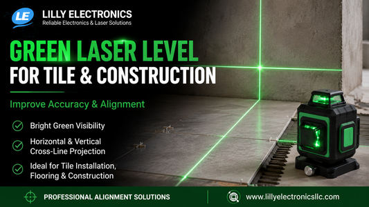 How a Green Laser Level Improves Accuracy in Tile Installation and Construction Projects
