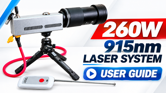 260W 915nm Infrared Laser System: Features, Setup & Video User Guide
