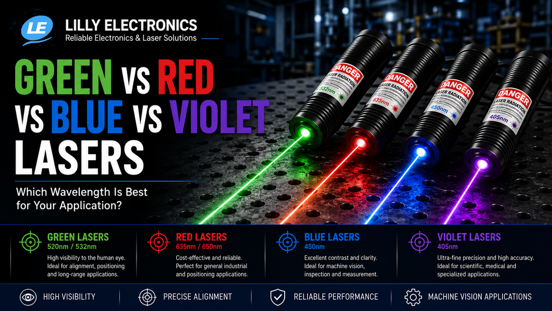 Green vs Red vs Blue vs Violet Lasers: Which Wavelength Is Best for Your Application