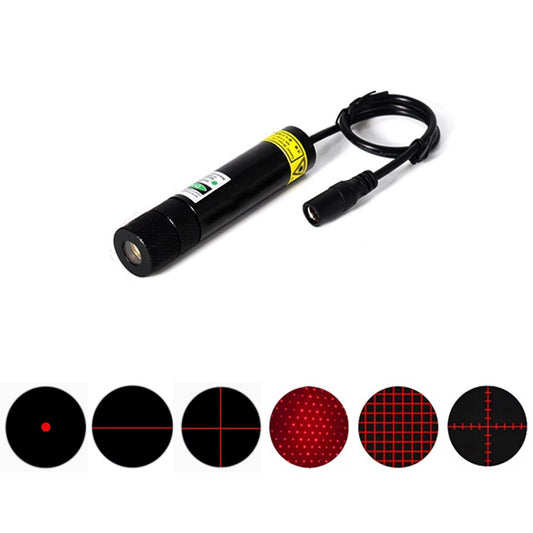 660nm 100mW 3V-5V Dot Line Cross Gypsophila Green Laser Module Woodworking Stone Cutting Equipment Positioning