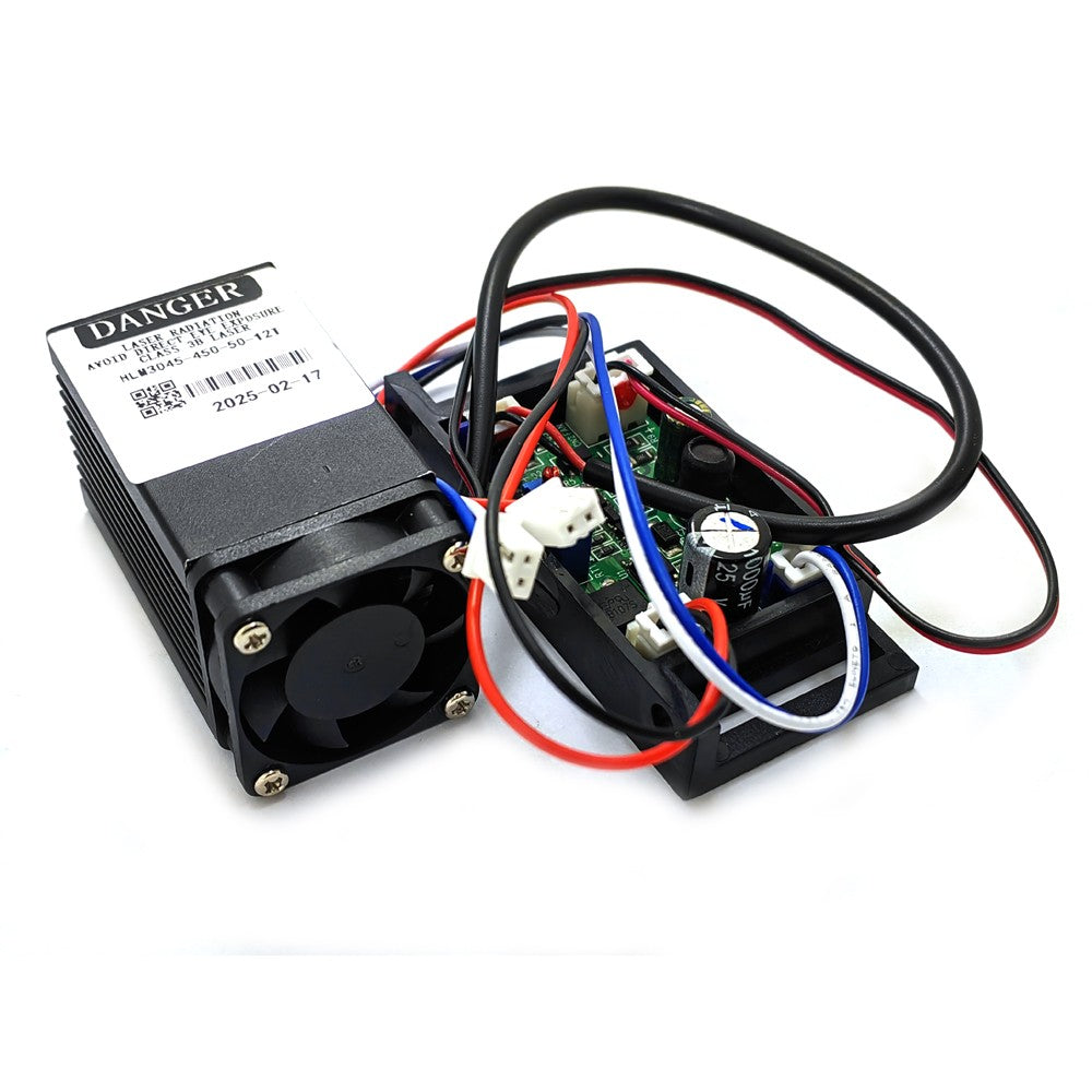 445nm 450nm 500mW Blue Laser Dot Module 12V+ TTL+ Fan Cooling-Working Long time