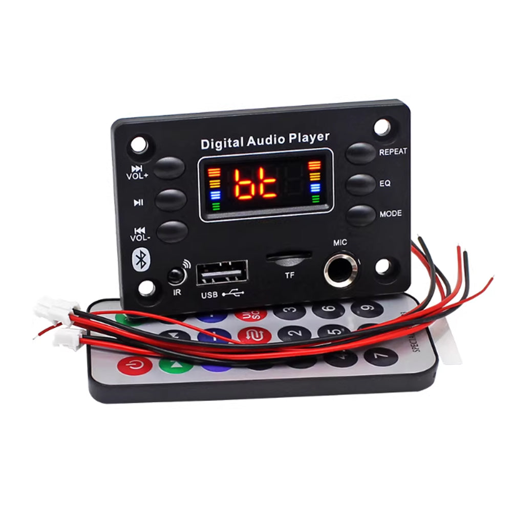 D136BT Bluetooth MP3 Player Speaker MP3 Module Decoder Board With Microphone