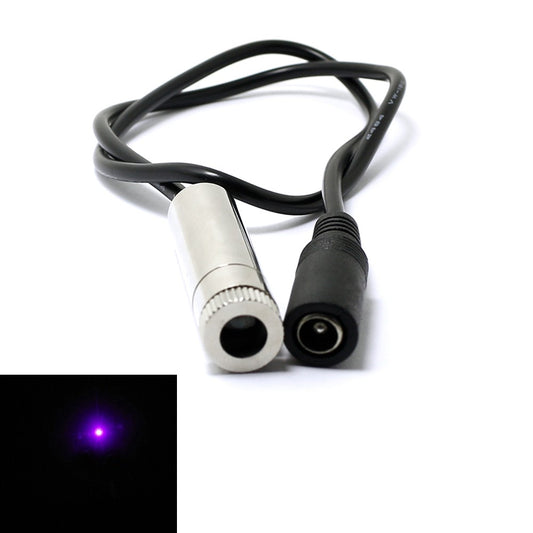 405nm 20mW Violet-Blue Focus Adjustable Laser Module Lazer Diode w/AC Connector